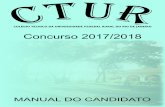 COLÉGIO TÉCNICO DA UNIVERSIDADE FEDERAL RURAL DO RIO DE ...r1.ufrrj.br/.../sites/2/2017/09/Manual-do-Candidato-2017-2018.pdf · COLÉGIO TÉCNICO DA UNIVERSIDADE FEDERAL RURAL DO