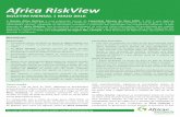 Africa RiskView - African Risk Capacity · Para mais informações consulte nosso website: ... principalmente na África Central e Oriental, ... quando tanto o Africa RiskView como
