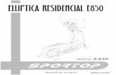 ELLIPTICA RESIDENCIAL E850 - Evolution Fitnessevolutionfitness.com.br/downloads/e850.pdf · FIGURA 7 – MONTAGEM DO SUPORTE DA GARRAFA E DA GARRAFA DE AGUA (SQUEEZE) ETAPA 1 –