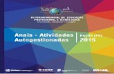 ATIVIDADES - portal.ifpe.edu.br · acadêmica, contribuindo para sua formação cidadã. A experiência vem do IFCE, desde 2014, desenvolvido pela equipe interdisciplinar constituída