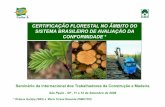 CERTIFICAÇÃO FLORESTAL NO ÂMBITO DO SISTEMA BRASILEIRO DE ...E7%A6o... · Conservação da água Funções de ... de uso e de ocupação das terras florestais ... Utilização