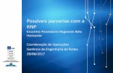 Possíveis parcerias com a RNP - Eventos 2018 · Agenda • Introdução • Sobre a rede Ipê • Conectividade de clientes • Possíveis parcerias com a RNP • Conclusões