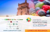 LISBOA • PORTUGAL • 2017 01 a 04 de novembroclbhort2017.com/wp-content/uploads/2017/11/LIVRO-RESUMOS-LUSO... · hortaliças e frutas PÁG 03 Cultivos protegido e hidropónico