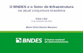 O BNDES e o Setor de Infraestrutura - FGV EPGEepge.fgv.br/conferencias/seminario-desafios-atuais-da-economia... · expansão do consumo via crédito e gastos do governo Queda do PIB