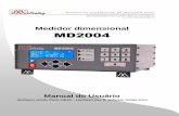 Medidor dimensional MD2004 - metrolog.net · Se não estiver certo das tensões disponíveis procure se ... disponível entre em contato com o pessoal técnico para sua ... Escolha