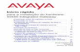 Início rápido - support.avaya.comsupport.avaya.com/elmodocs2/IG550/r5_0/03-601553PT-BR.pdf · Consulte Juniper J2320, J2350, J4350 and J6350 Services Router Getting Started Guide,