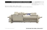 Manual de Instalação e Manutenção IM 1044-2 Resfriador de ... · Na série WSC e HSC, cada unidade tem um compressor ligado a um condensador e evaporador. A série WDC ... Para