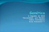 Genética · PPT file · Web view2009-04-03 · Eminentes cientistas assim se referem ao trabalho de Mendel: “um dos triunfos da mente humana” e “uma das obras-primas imortais