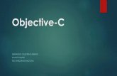 Objective-C - Informáticavitorsouza/wp-content/uploads/teaching-lp... · Strings Como um subconjunto de C, o Objective-C suporta as mesmas convenções para especificação de string