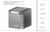Cod: C00102 Grupo Térmico G-70-N Corpo de fundição Para ... · A temperatura do corpo da caldeira está em função do setpoint do acumulador. Quando a ... o relé do pré-aquecimento