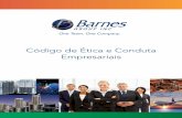 Código de Ética e Conduta Empresariais - thermoplay.it · manter a marca e a reputação da Barnes e continuar a desenvolver o crescimento e o sucesso de nossa Empresa. ... Valor