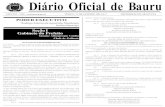 Diário Oficial de Bauru - bauru.sp.gov.br I/2011-01-11... · Rodrigo Antonio de Agostinho Mendonça Prefeito Municipal Diário Oficial de Bauru Seção I ... ano de fabricação