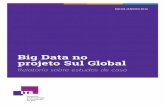 Big Data no projeto Sul Global - itsrio.org · vítima de escuta telefônica –, apresentou uma proposta de ... Embora o uso de Big Data no Brasil seja ... uma quantidade que corresponde