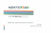 NORTE 2020 –Sistemas de Incentivos às Empresasnorte2020.pt/sites/default/files/public/uploads/noticias/... · organizacionais, e incrementando a ... • Produção de novos bens