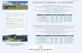 DESCUBRA O PERU - travelexpert.com.br o Peru 2015.pdf · uma das Sete Maravilhas do Mundo Moderno. FORMAS DE PAGAMENTO E INFORMAÇÕES GERAIS CLIQUE AQUI . 20/01/2017 O MELHOR DO