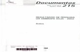 FL G1852 Documentos lx Agosto, 2003 - core.ac.uk · Resultados de pesquisa da Embrapa Soja - 2002: ... 1.4 Adubação da soja com macro e ... Resultados de Pesquisa do Embrapa Soja