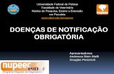 DOENÇAS DE NOTIFICAÇÃO OBRIGATÓRIA - ufpel.edu.br · consideradas livres ou monitoradas para brucelose; ... Diferencial Peste bovina, Rinotraqueíte Infecciosa Bovina, Língua
