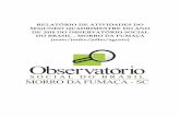 RELATÓRIO DE ATIVIDADES DO SEGUNDO QUADRIMESTRE …osbrasil.org.br/wp-content/uploads/2018/10/RELATORIO_QUADRIMESTRAL... · escolas do Município de Morro da Fumaça, bem como do