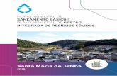 RELATÓRIO FINAL - pmsmj.es.gov.br · Plano Municipal de Saneamento Básico Plano Municipal de Saneamento Básico e Plano Municipal de Gestão Integrada de Resíduos Sólidos de Santa