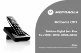 Motorola CD1 - Telcomdis · † Amplificação do auscultador para um aumento de volume de som do receptor. ... ao seu novo Telefone Digital Sem Fios ... O Manual do utilizador fornece-lhe