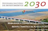 S TEMÁTICA DE - portugal2030.pt · 2021 / 2030 dimensional projetos ou programas 75 m€ transportes e mobilidade ambiente / aÇÃo climÁtica setorial produÇÃo distribuiÇÃo