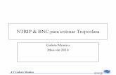 NTRIP & BNC para estimar Troposfera - fct.unesp.bre3o_Convenc/BNC... · J F Galera Monico unesp Comunicação para transmissão de dados GNSS •É crescente o uso da comunicação