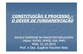 CONSTITUIÇÃO E PROCESSO - escoladaajuris.org.brescoladaajuris.org.br/esm/images/arquivos/publicacoes/constit... · Opção entre as versões das partes e entre as diversas provas