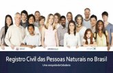 Registro Civil das Pessoas Naturais no Brasil - camara.leg.br · Nos Estados brasileiros os Cartórios de Registro Civil subsistem em razão de ... 3,2% Fundo Especial de Despesa