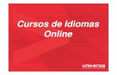 Cursos de Idiomas Online - unilab.edu.br · de fazer módulos intermediário e avançado. Também gostei muito da ... Minha sugestão é que vocês aumentem a oferta deste tipo de