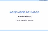MODELO FÍSICO Profa. Rosemary Melofiles.rosefib.webnode.com.br/200000486-04cd805c70/Aula-04-Modelo... · geral como Cobol, C, Pascal, PL-1, entre outros. Modelagem de Dados INTRODUÇÃO