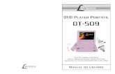 P DT-509 - static.wmobjects.com.br · ANOTAÇÕES NOTAS SOBRE DISCOS Este aparelho reproduz os seguintes tipos de discos: Tipo de Disco Logo DVD (região 4) DVD-R / DVD-RW JPEG Arquivos.JPG