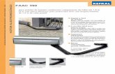 390.pdf · o Cob REFRAL FAAC 390 para portões de batente residenciais comprimento de folha até 1,8 m (3 m com trinco eléctrico) para portas tipo livro com largura máxima
