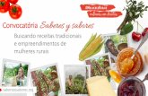 Convocatória - saberes_e_sabores.pdf · PDF file CATEGORIA SABERES GASTRONÔMICOS • Receitas tradicionais e saudáveis que demonstrem a importância dos saberes gastronômicos