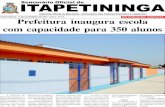 DISTRIBUIÇÃO GRATUITA Prefeitura inaugura escola com ...semanario.itapetininga.sp.gov.br/wp-content/uploads/2017/06/... · Apparecida Idálio, na Vila Barth II. A escola, com capacidade