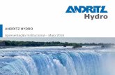 ANDRITZ HYDRO Apresentação Institucional · todos os tipos de usinas hidrelétricas ... Somos um fornecedor global de sistemas e serviços eletromecânicos \( from water- to-wire