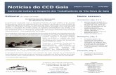 Notícias do CCD Gaia · ... por exemplo, as consultas médicas de especialidade ... Museu da Vida de Cristo ... Dr. Silvestre F. Ramos, através de