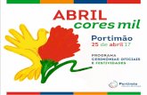 PROGRAMA CERIMÓNIAS OFICIAIS E FESTIVIDADES · CERIMÓNIAS OFICIAIS 19 de abril Conferência “A Revolução no Algarve e o Algarve na Revolução: O Caso de Portimão” por Maria