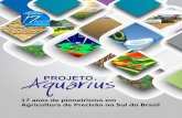 17 anos de pioneirismo em Agricultura de Precisão no Sul ...w3.ufsm.br/projetoaquarius/images/LivroISSU.pdf · sistema de telemetria. Figura 1. Distribuição de grids e aplicação