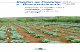 Cultivares de repolho para a agricultura orgânica nas ... · Boletim de Pesquisa e Desenvolvimento141 ISSN 1677-2229 Maio, 2016 Cultivares de repolho para a agricultura orgânica