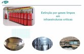 Extinção por gases limpos em infraestruturas críticas · continuidade de operação • O porquê da escolha dos gases limpos como os mais adequados à extinção de incêndios