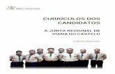CURRÍCULOS DOS CANDIDATOS · Chefe Grupo Pioneiro Agrupamento 1249 São Pedro Esqueiros, Vila Verde (2003/2004) Chefe Clã Agrupamento 1249 São Pedro Esqueiros, Vila Verde (2004/2006)