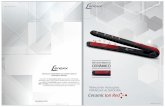 Manual de Instruções PRANCHA ALISADORA - lenoxx.com.br · Ÿ Em caso de dano, nunca tente consertar o produto. Dirija-se a uma das assistências técnicas autorizadas da Lenoxx.