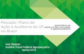 Pescado: Plano de Ação à Auditoria da UE no Brasil · Pescado: Plano de Ação à Auditoria da UE no Brasil Ives Tavares Auditor Fiscal Federal Agropecuário Agosto/2018