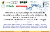 Influência das plantações tropicais de eucaliptos sobre os ... · Influência das plantações tropicais de eucaliptos sobre os ciclos do carbono, da água e dos nutrientes: avanços
