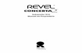 Subwoofer B10 Manual do Proprietário - revelspeakers.com · Desde 1996, a marca Revel é líder em projeto de caixas de som. Desenvolvidos nas sofisticadas instalações de pesquisa