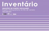 Inventário - Portaledisp/inea0127611.pdf · Anexo 3 – Funções horárias de tráfego, por classes de vias e zonas administrativas do município do Rio de Janeiro ... Tabela 3: