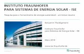 INSTITUTO FRAUNHOFER PARA SISTEMAS DE ENERGIA …ahkbusiness.de/fileadmin/ahk_business_br/02_Agenda-Events/07... · Pesquisa para o fornecimento de energia sustentável - um breve