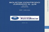 BOLETIM CONTEÚDO Boletim JURÍDICO N. 578 · 2016-04-04 · » A teoria da constitucionalização simbólica de Marcelo Neves 04/04 ...