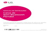 MANUAL DE INSTRUÇÕES Caixa de Som Bluetooth Portátilconteudos.koerich.com.br/PDF/3671400.pdf · MANUAL DE INSTRUÇÕES Caixa de Som Bluetooth ... PARA REDUZIR O RISCO DE CHOQUE