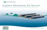 Lasers Domino D-Series · códigos de qualidade excepcional em aplicações com campos de marcação de maiores dimensões, por exemplo, para codificação em rede. Seguro e limpo